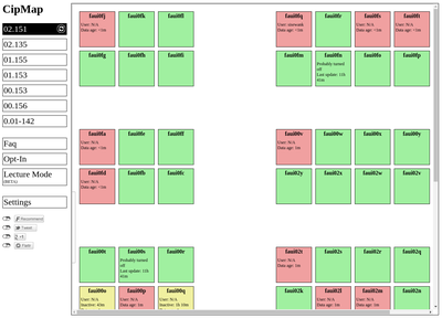 Screenshot der CipMap